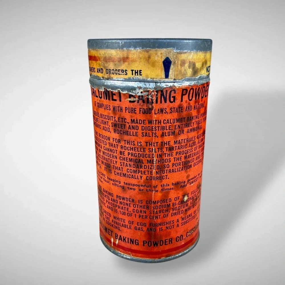Calumet‎ Native American Baking Powder Advertising Tin Litho Early 20th Vintage